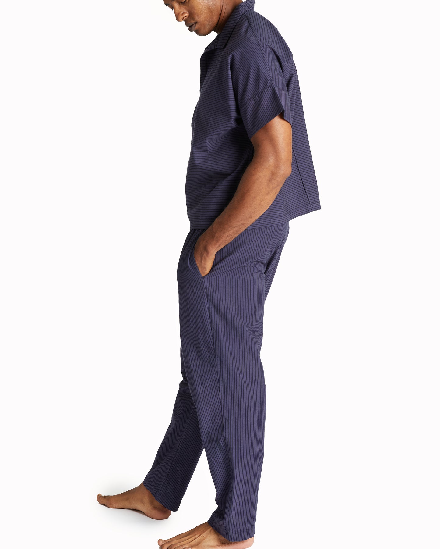 Mugho Top - Midnight - Pencil Stripe