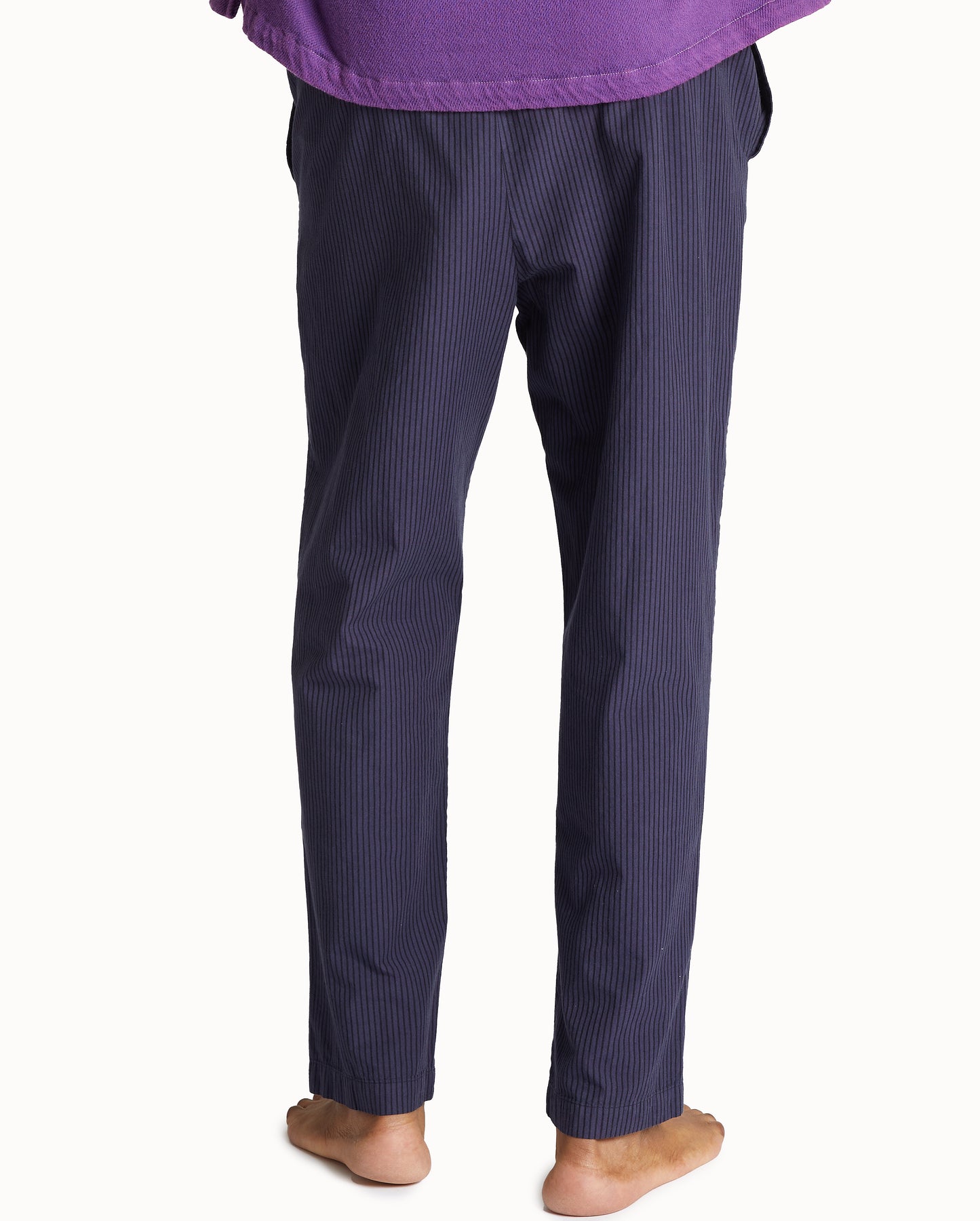 Strausii Pant - Midnight - Pencil Stripe