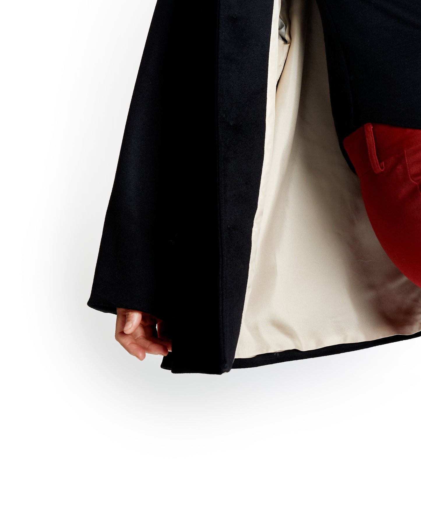 Hoya Coat - Black - Woo Cashmerel