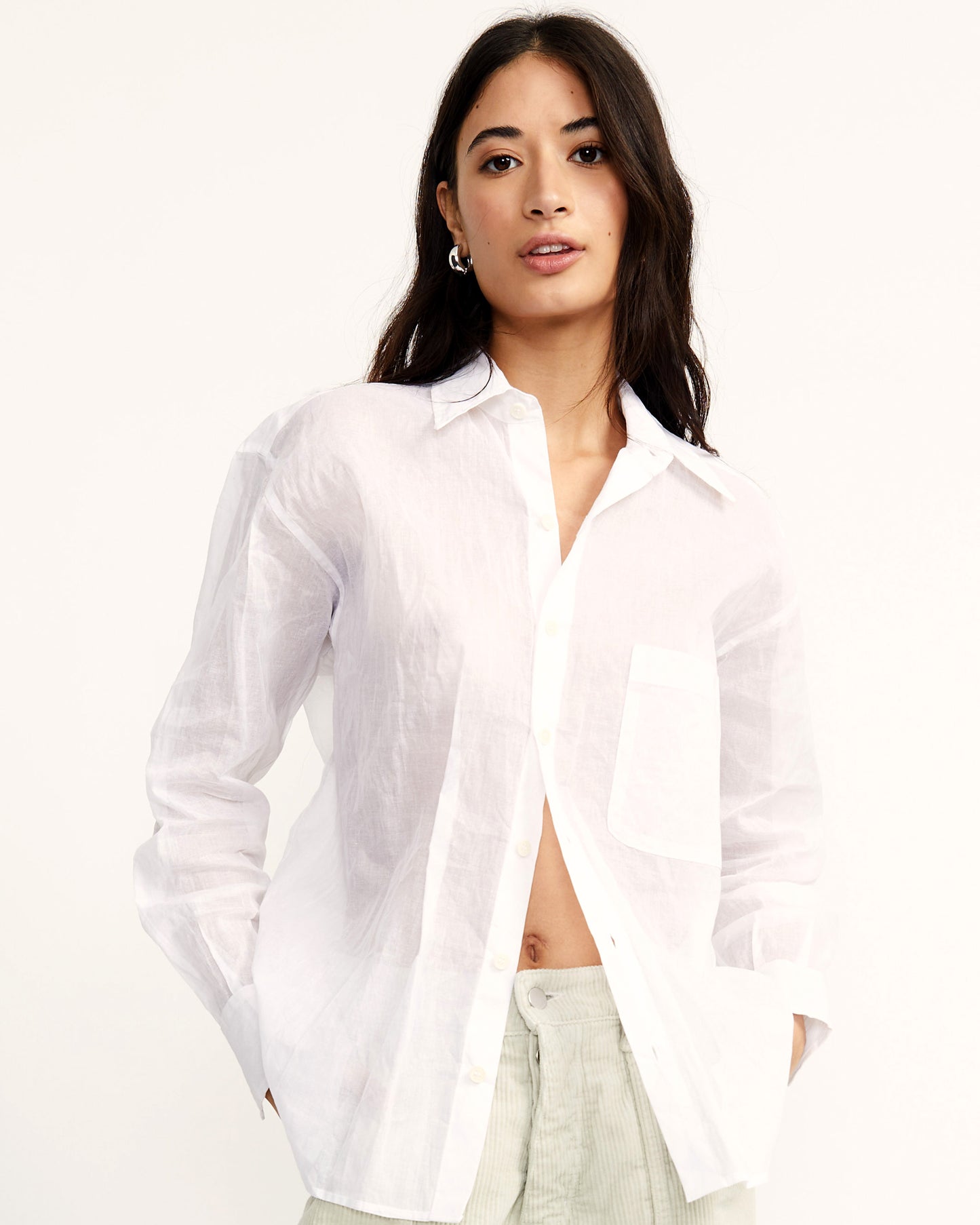 Ash Shirt - White - Organdy