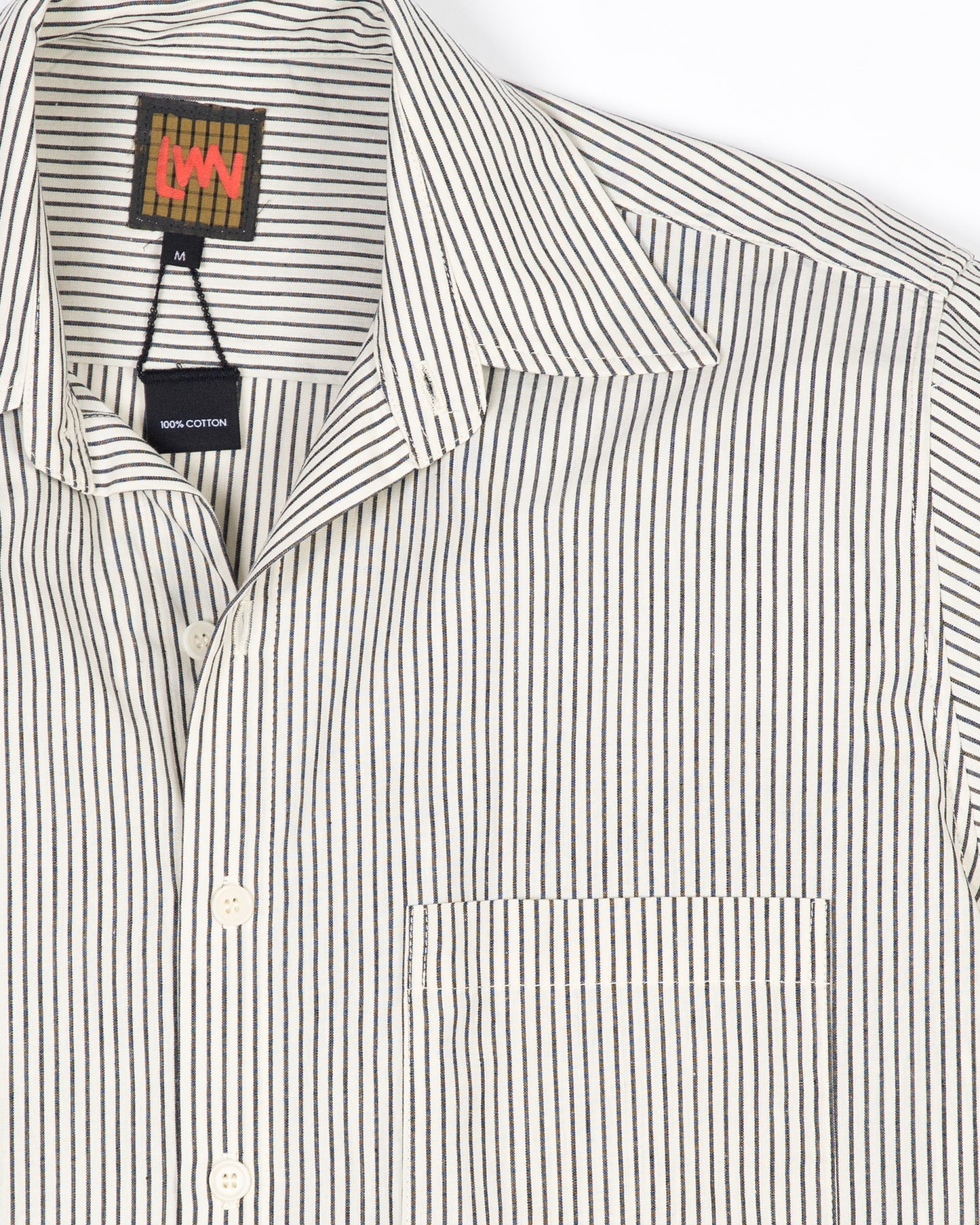 Ash Shirt - Natural - Pencil Stripe
