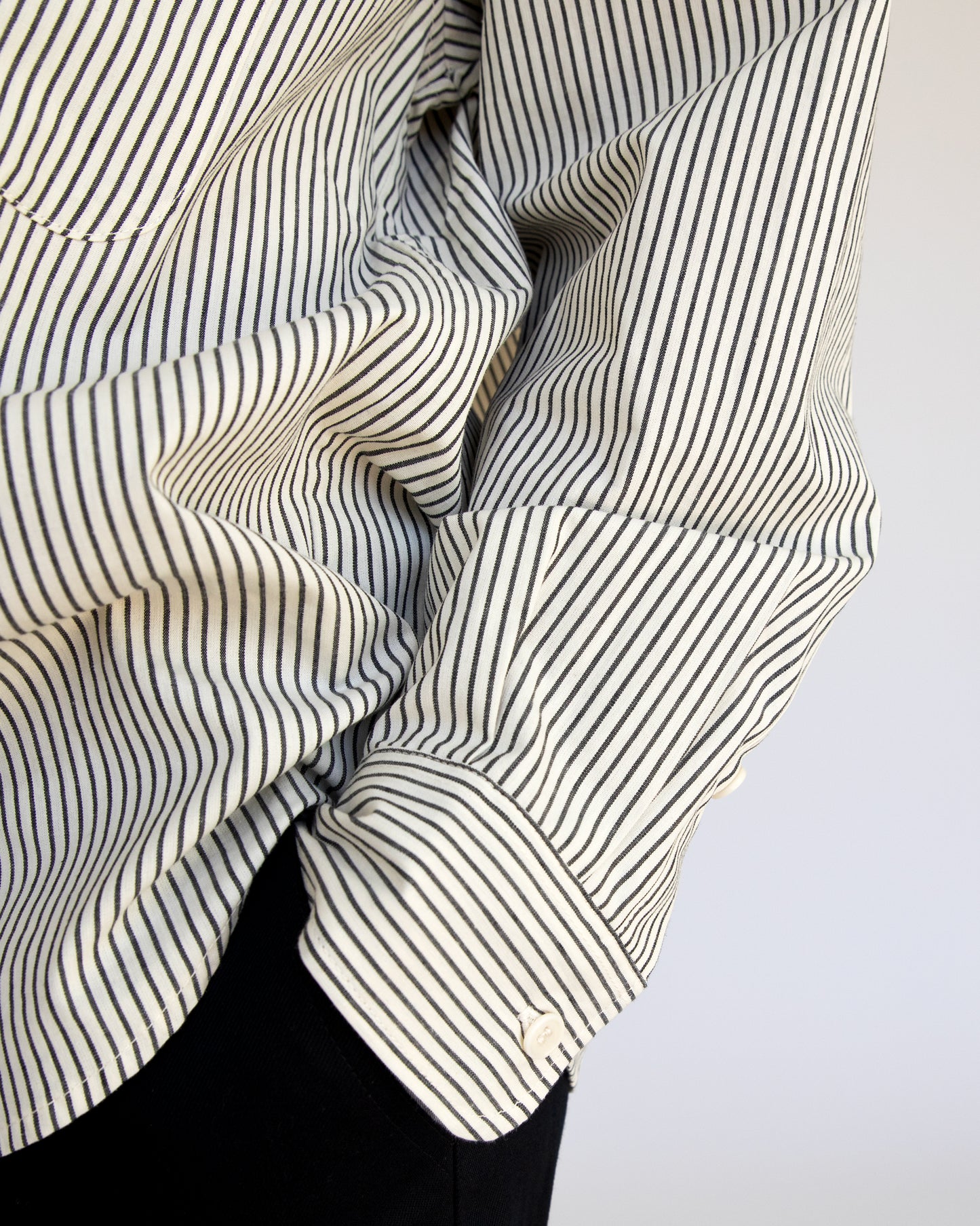Ash Shirt - Natural - Pencil Stripe