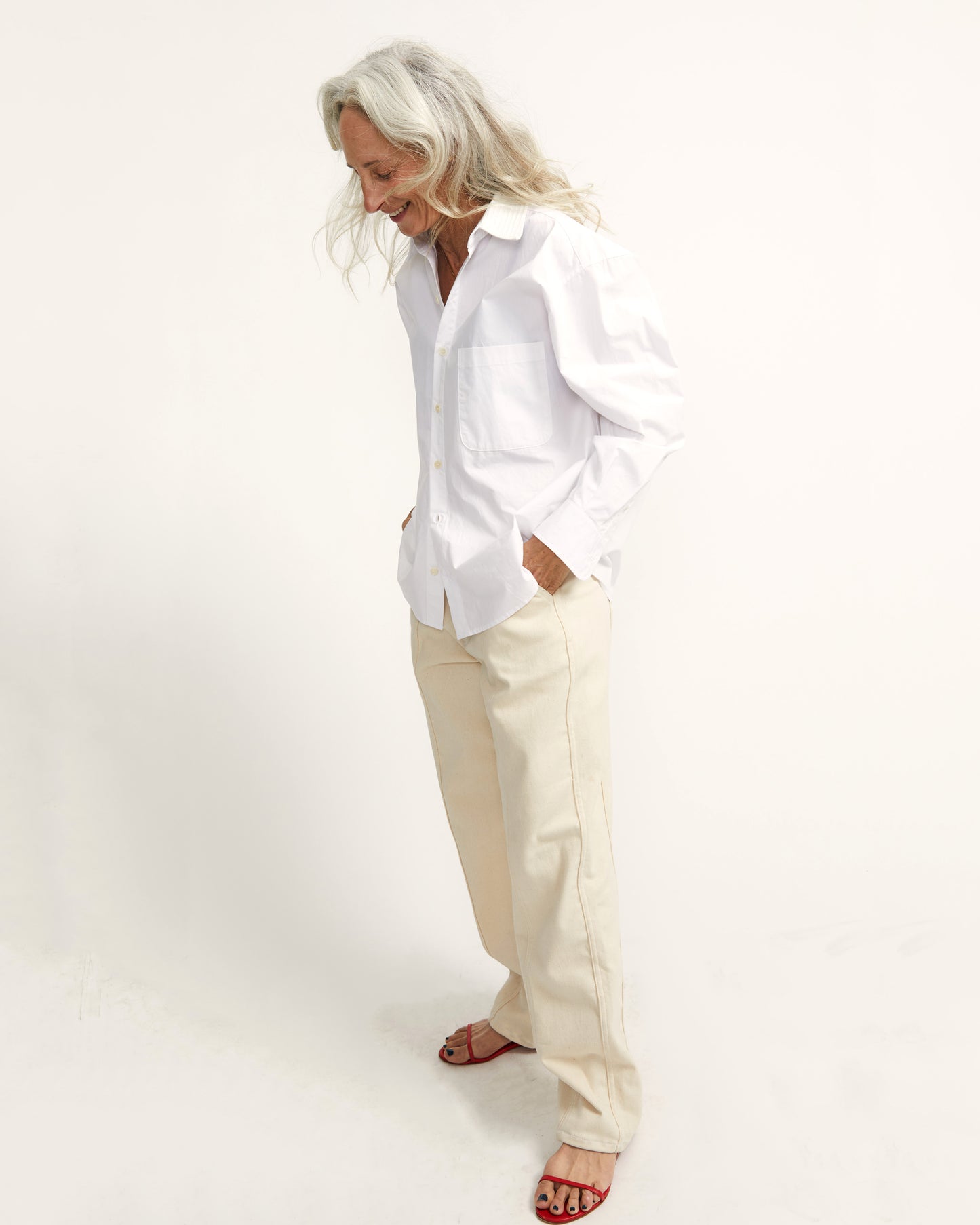 Ash Shirt - Crisp White Pleat - Poplin