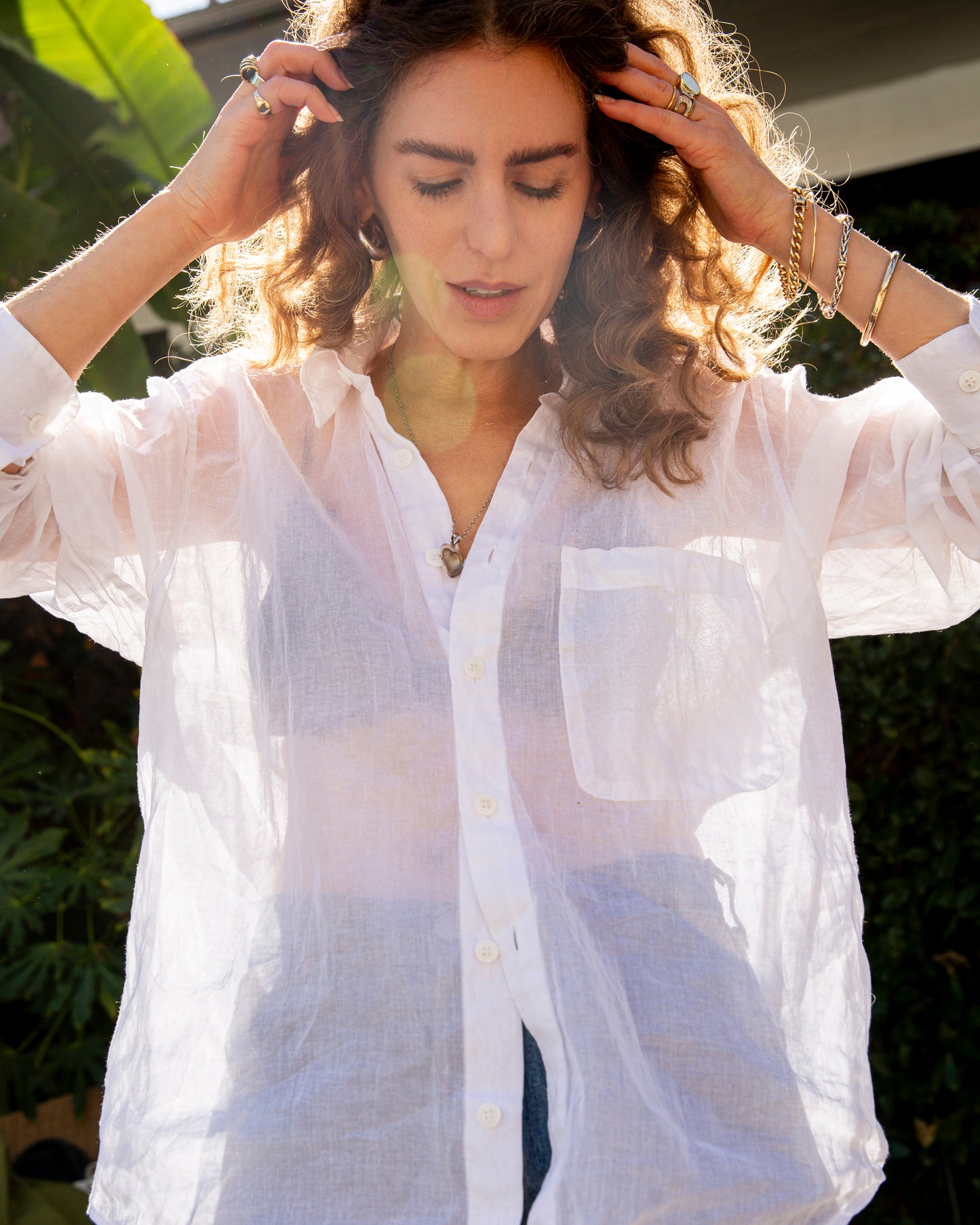 Ash Shirt - White - Organdy