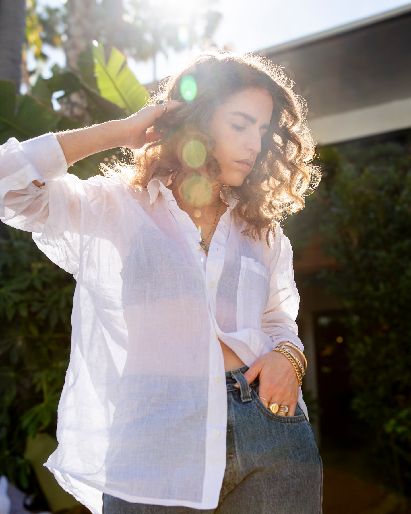 Ash Shirt - White - Organdy