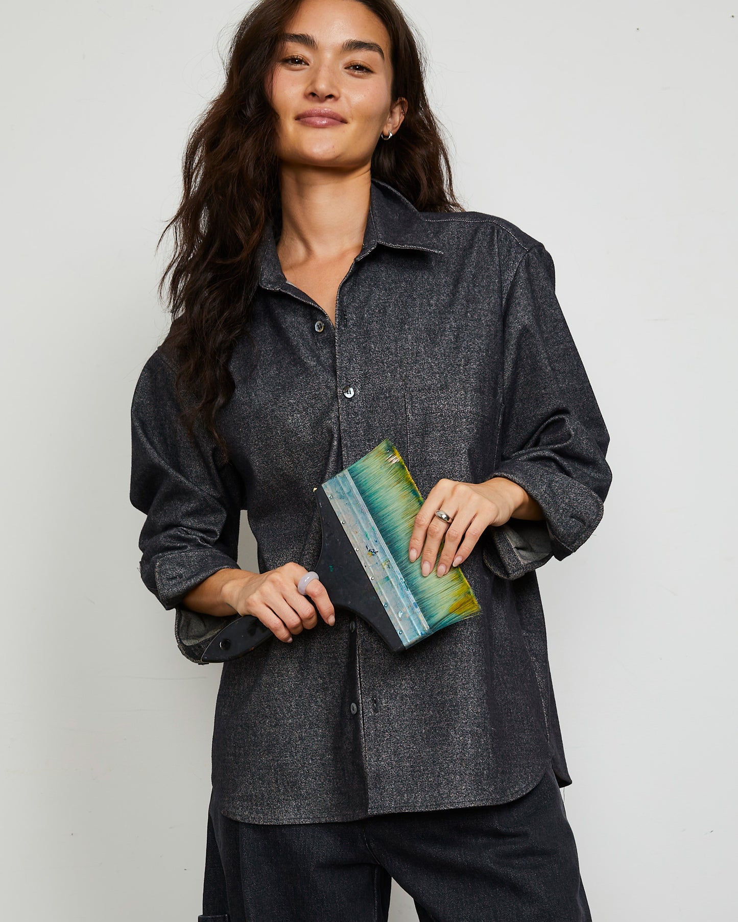 Ash Shirt - Indigo - Brushed Flannel