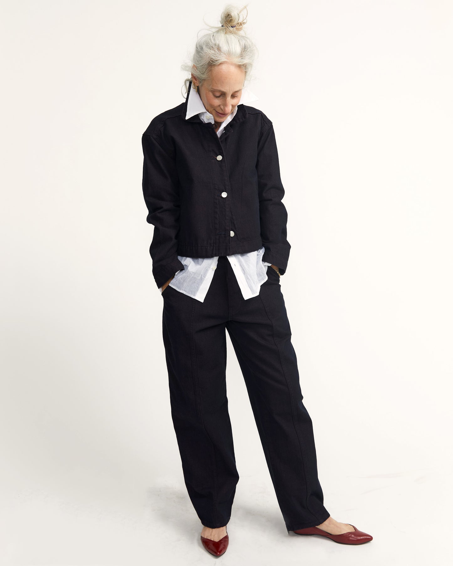 Cactus Jacket - Mulberry - Indigo Denim