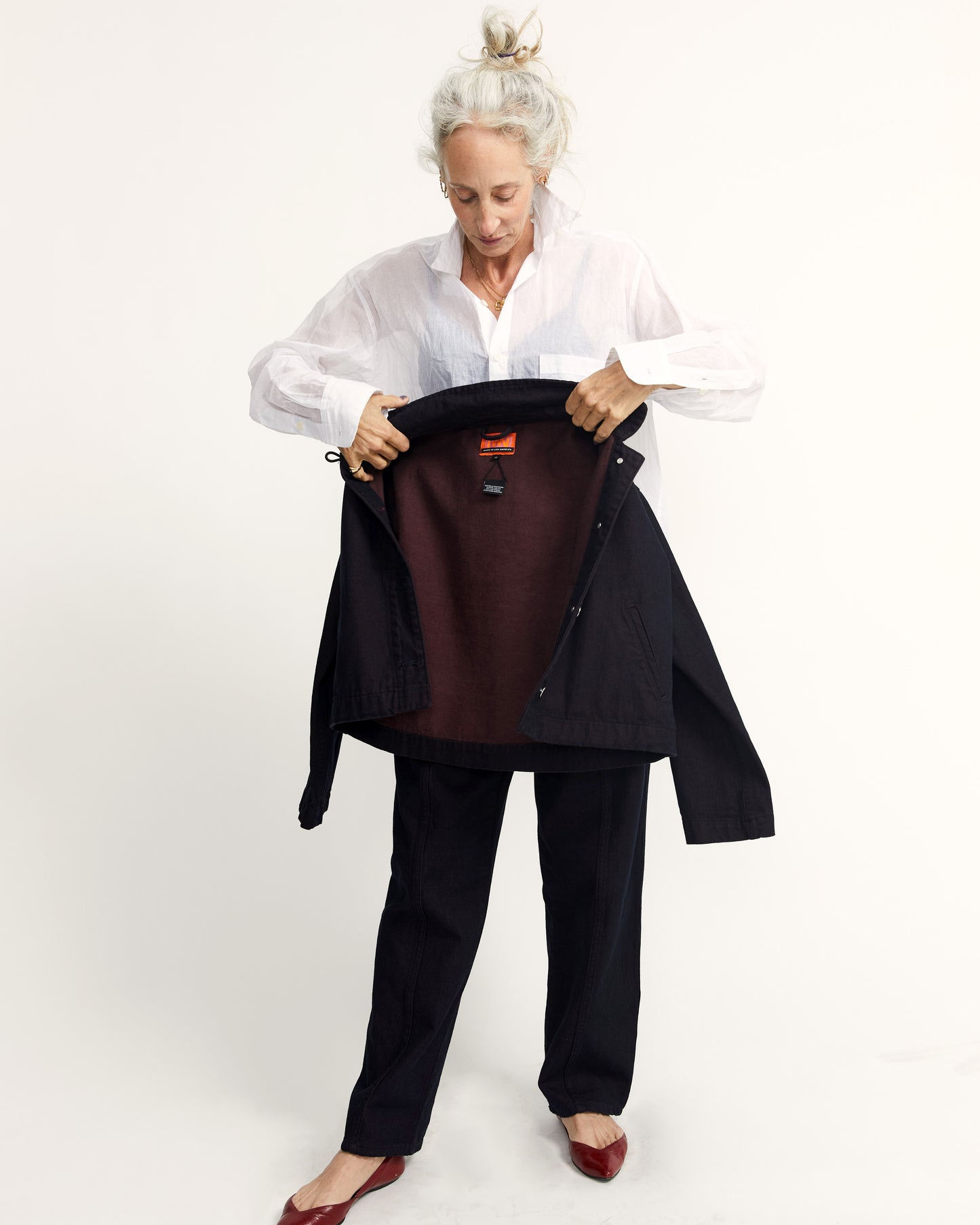 Cactus Jacket - Mulberry - Indigo Denim