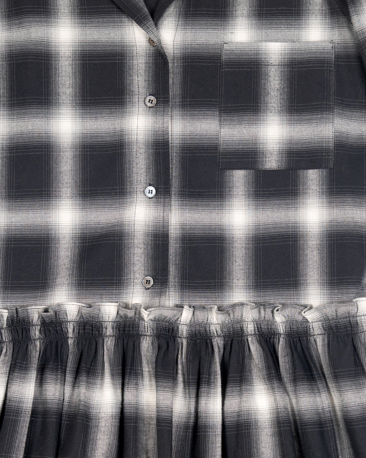 Cedar Dress - Shadow Check - Drape Flannel