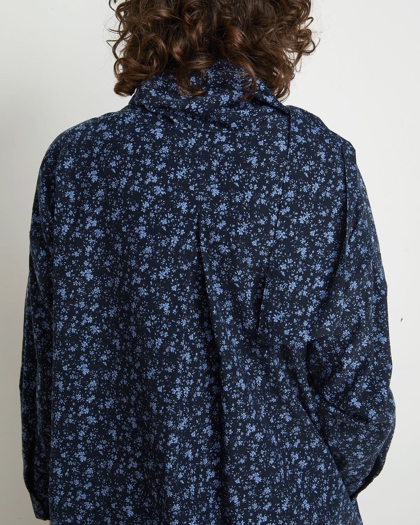 Darly Dress - Borage Floral - Pinwale Corduroy