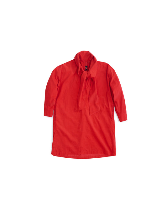 Darly Dress - Scarlet - Pinwale Corduroy