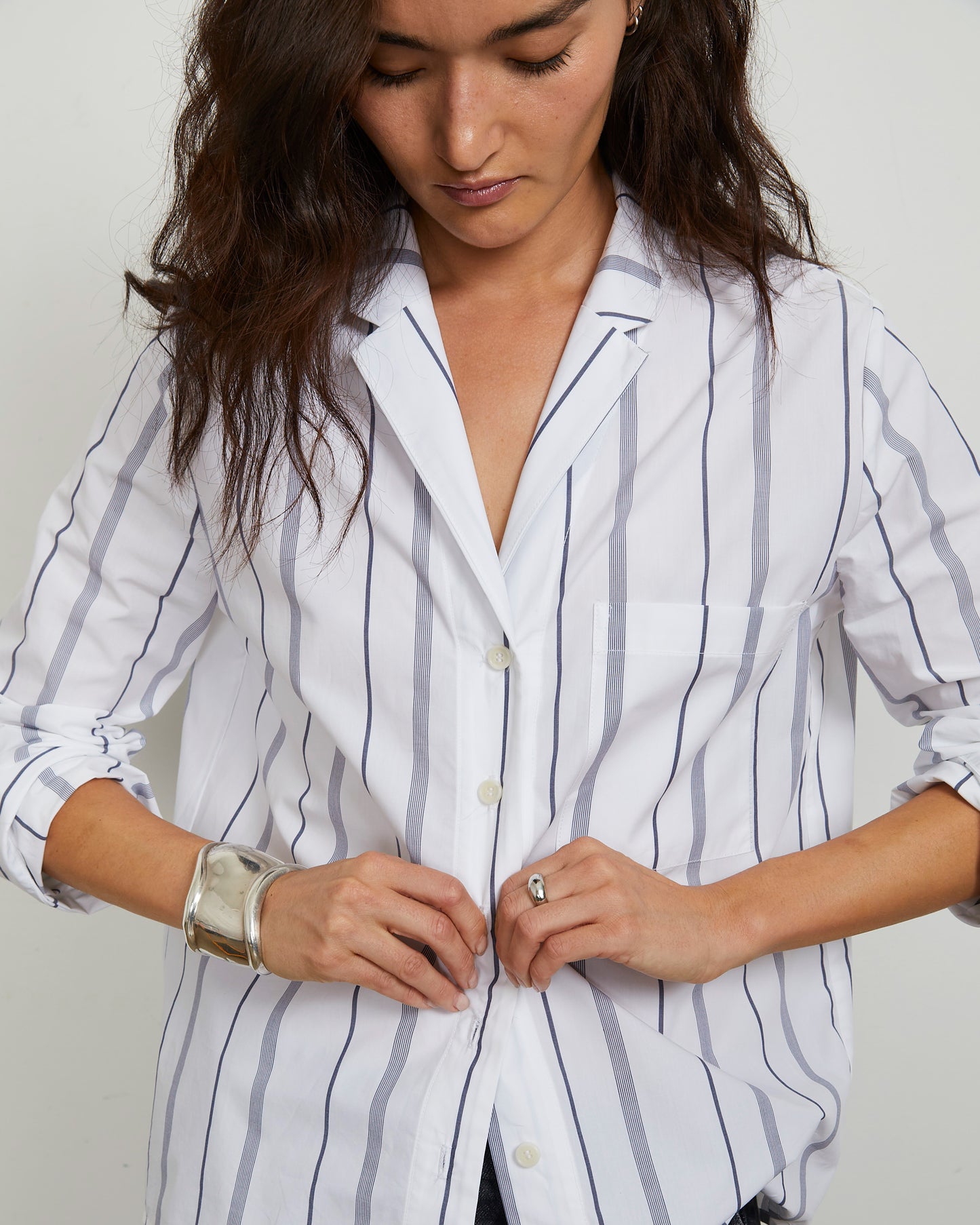 Ivy Shirt - Multi-Stripe - Yarn Dyed Poplin
