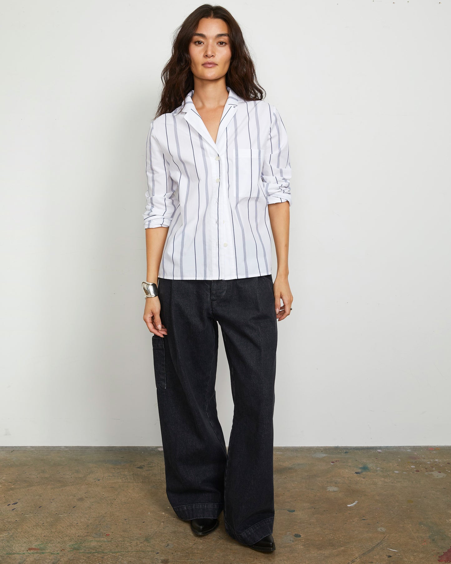 Ivy Shirt - Multi-Stripe - Yarn Dyed Poplin