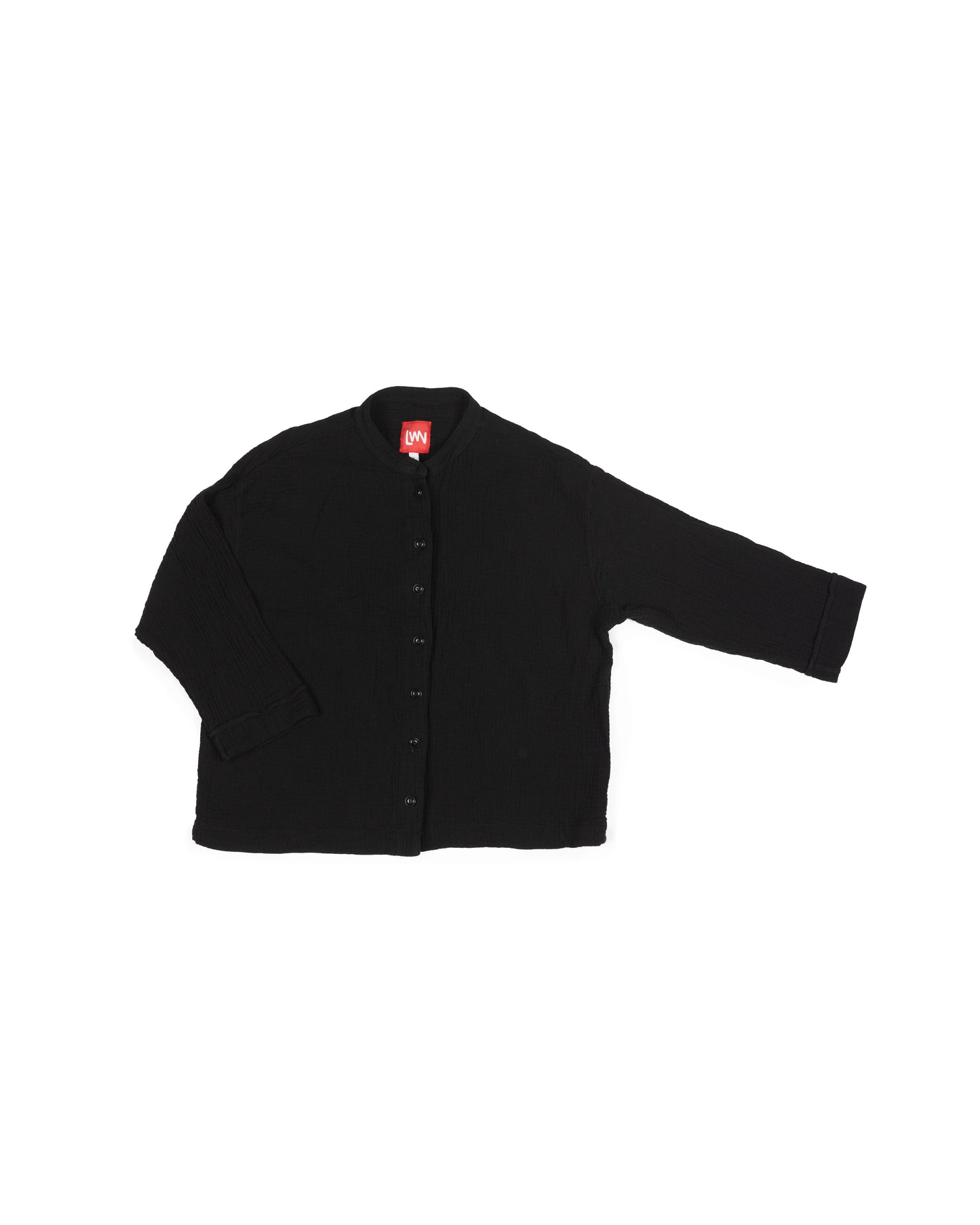 Maru Shirt - Black - Double Gauze