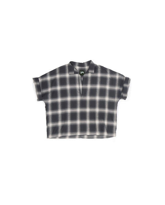 Mugho Top - Shadow Check - Drape Flannel