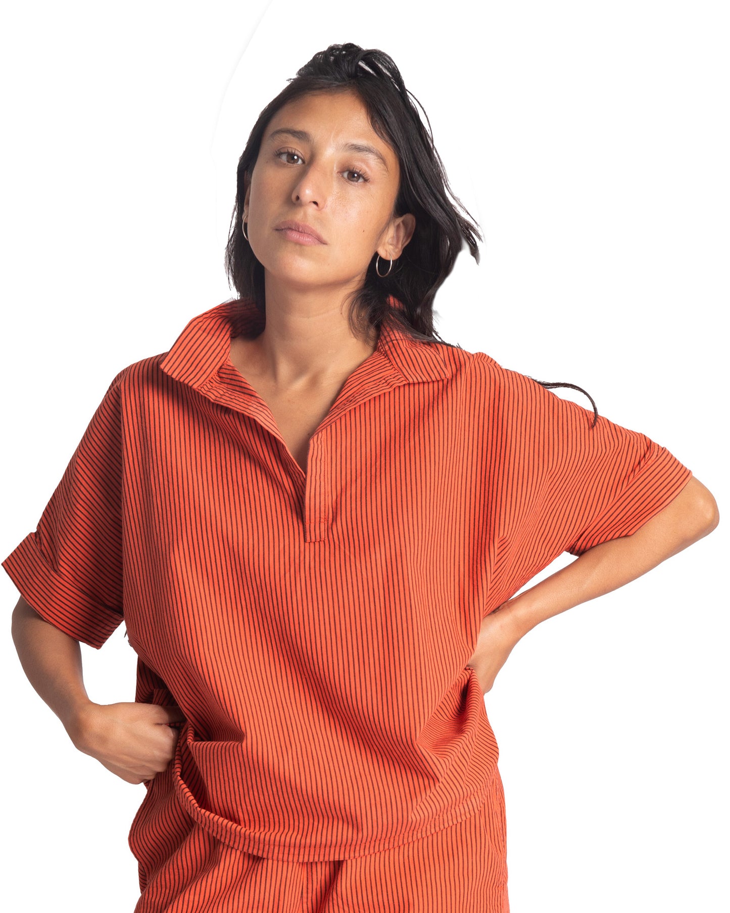 Mugho + Strausii Set - Tomato - Pencil Stripe