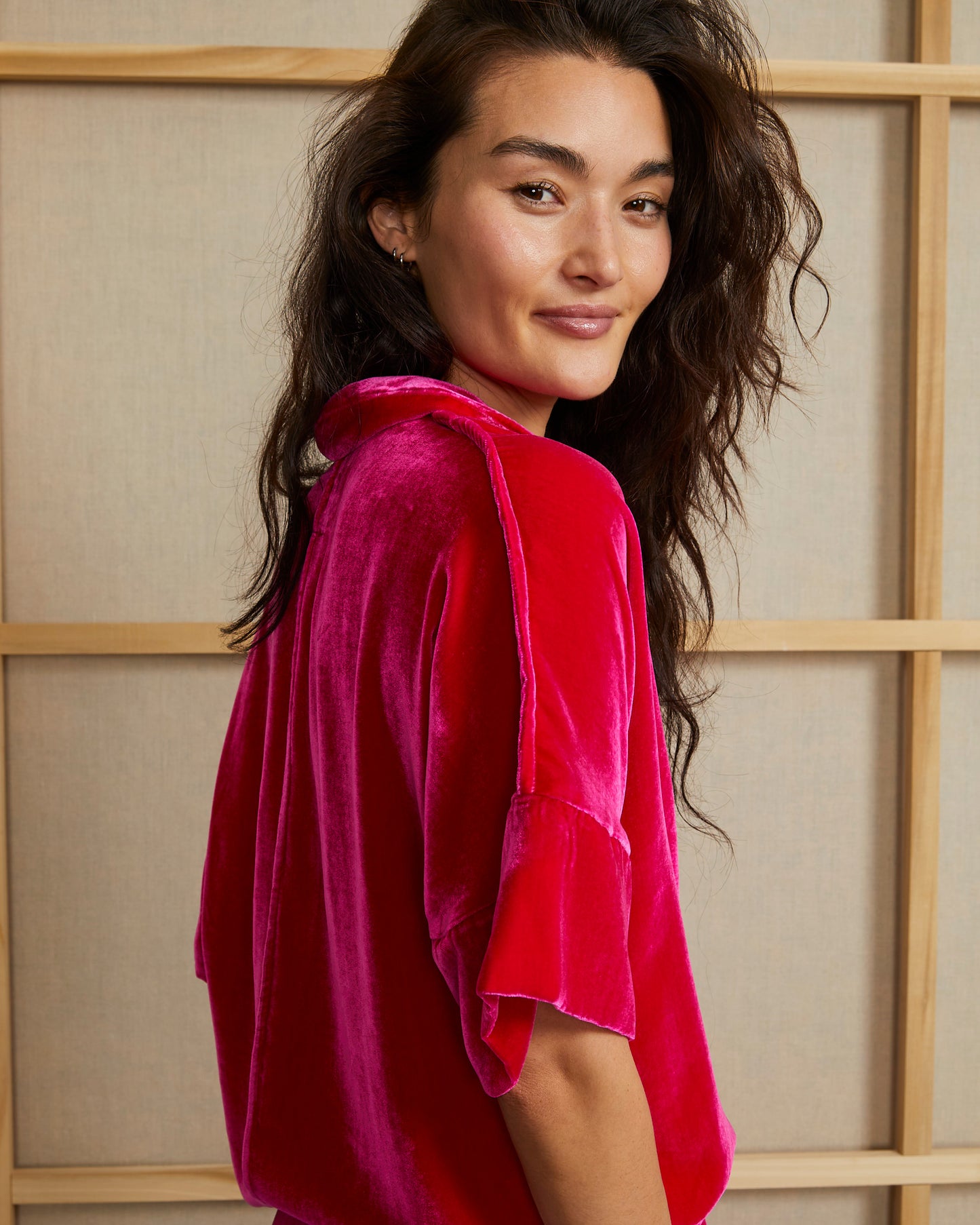 Mugho Top - Fuchsia - Velvet