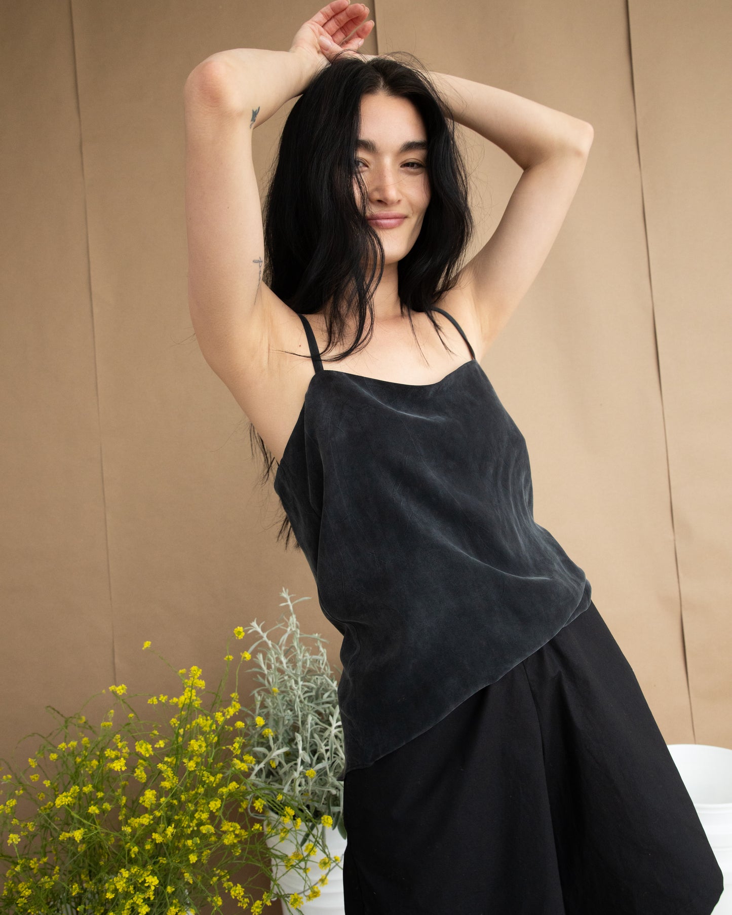 Neri Cami - Smoke - Cupro Twill