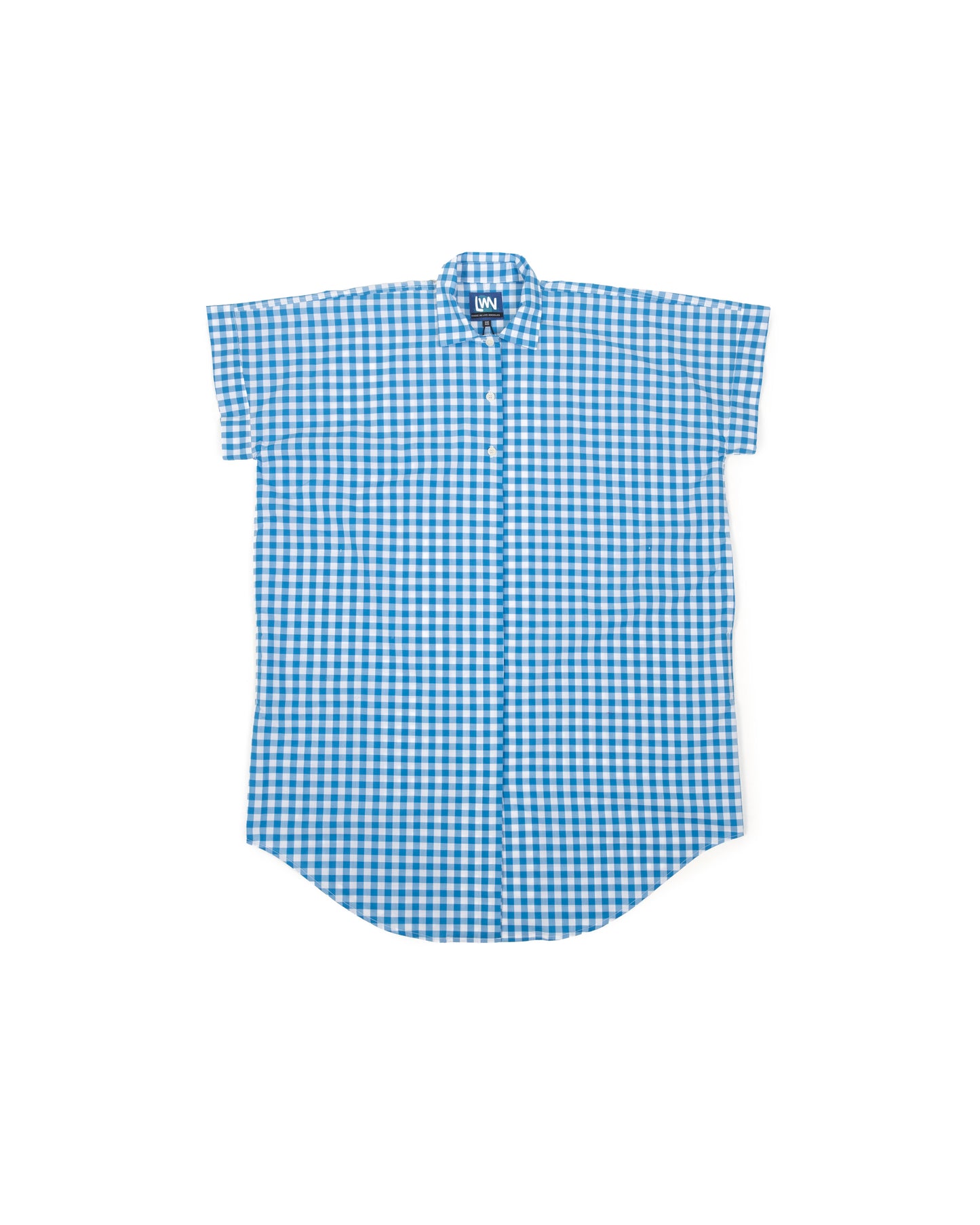 Nou Dress - Aqua - Gingham
