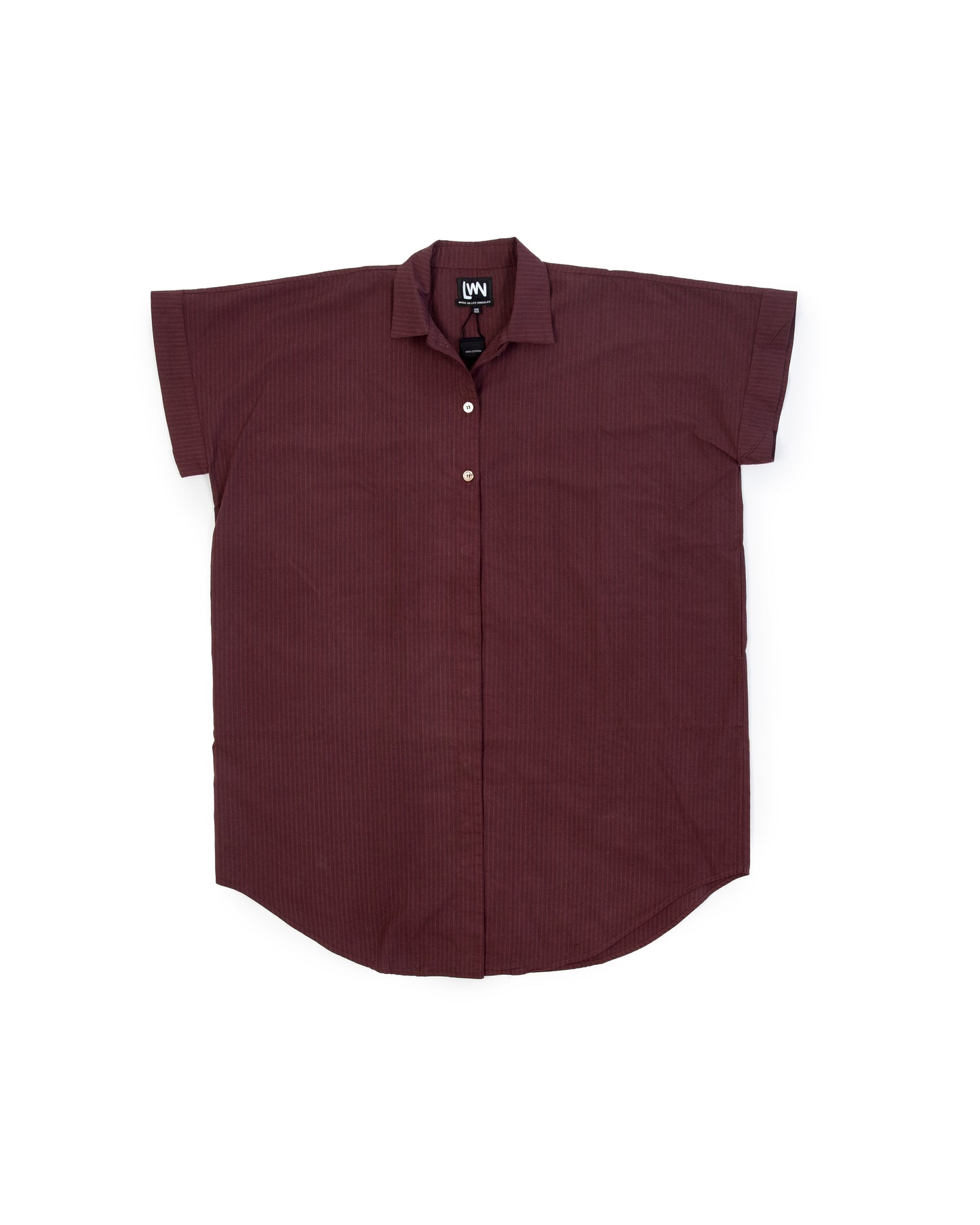Nou Dress - Cotton Stripe Poplin - Biro Stripe