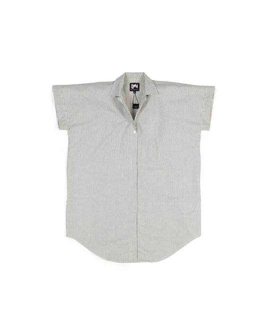 Nou Dress - Natural - Pencil Stripe