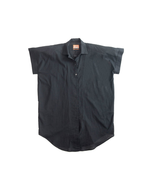 Nou Dress - Black - Pin Stripe Voile