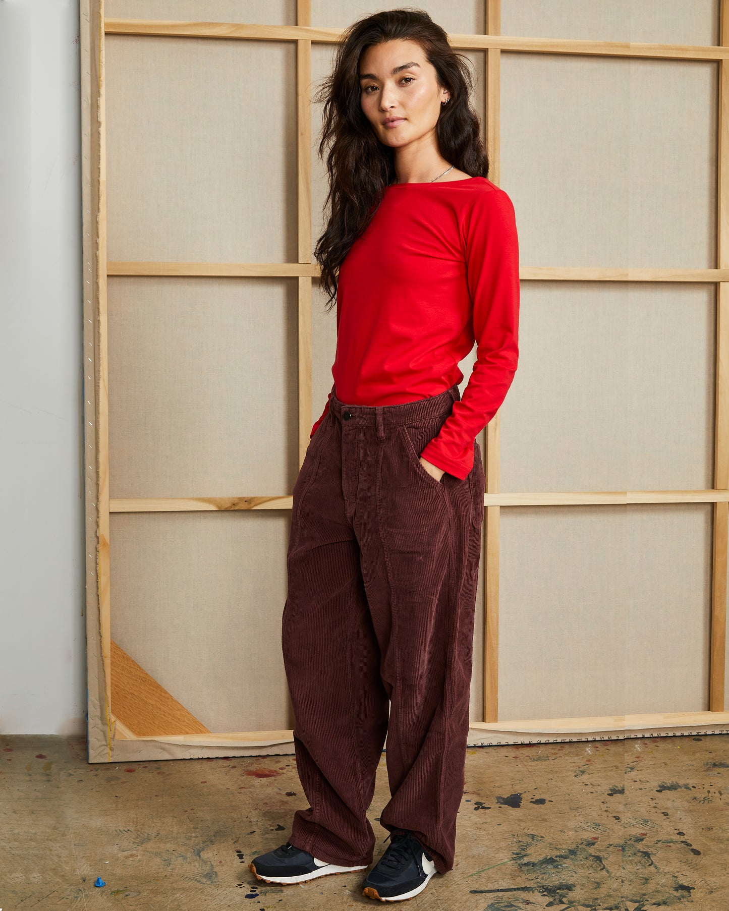 Paz Pant - Redwood - Broken-in Cord