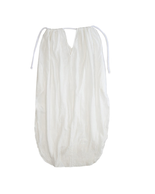 Quill Caftan - Salt - Grid Voile