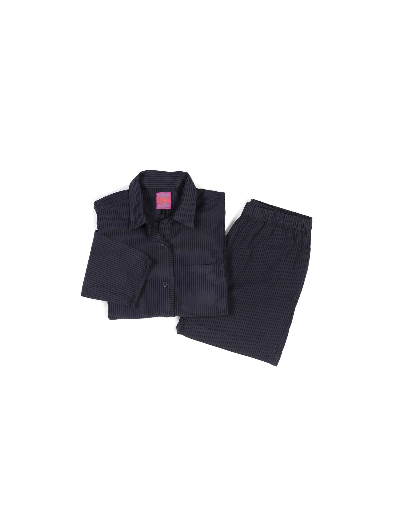 Sami + Hawthorn Set - Midnight - Pencil Stripe