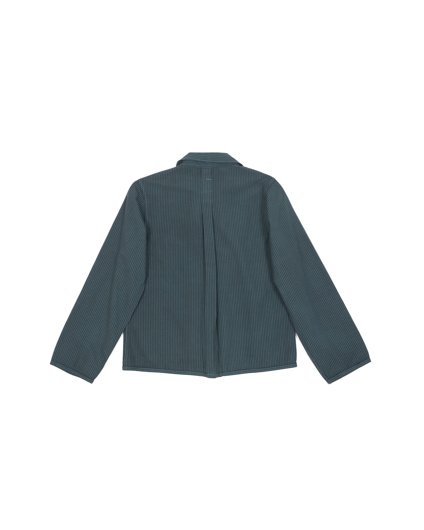 Sami Shirt - Dark Teal - Pencil Stripe
