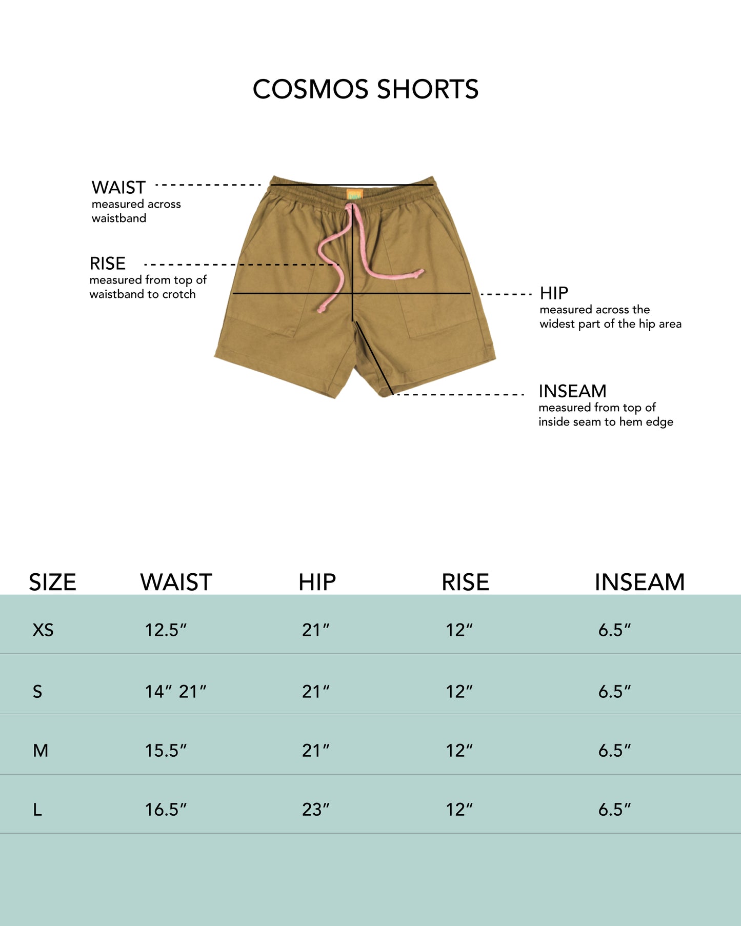 Cosmos Short - Olive - Washed Twill