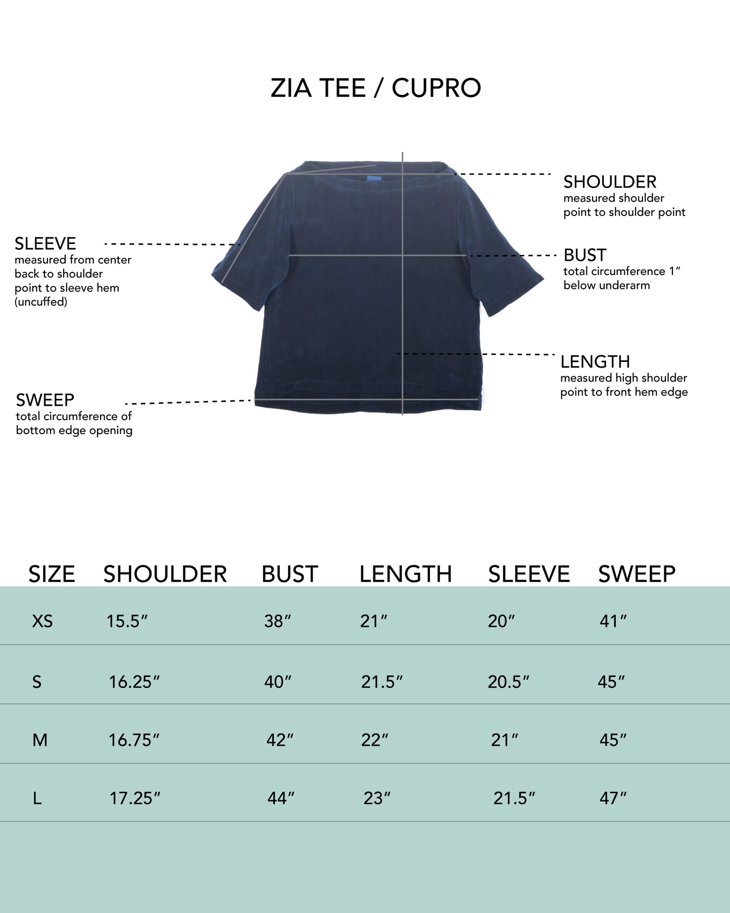 Zia Tee - Abyss - Cupro