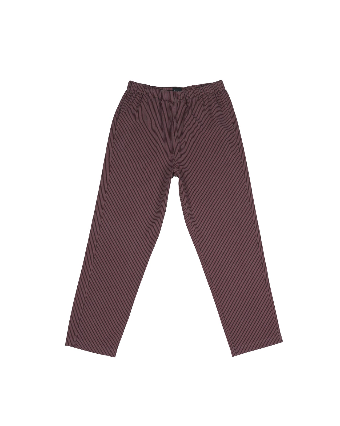 Strausii Pant - Mulberry - Pencil Stripe