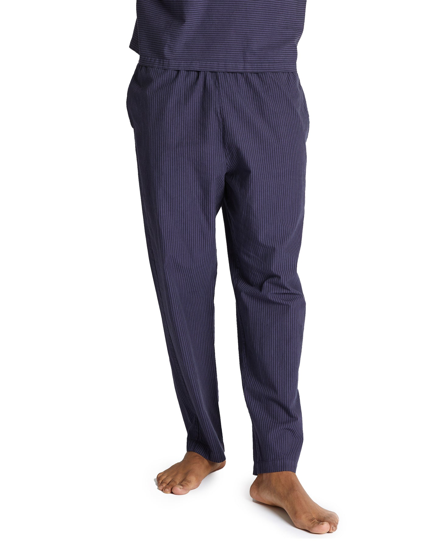 Strausii Pant - Midnight - Pencil Stripe