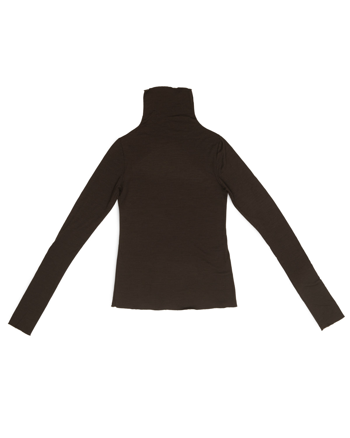 Sula Top - Espresso - Lustre Wool Jersey