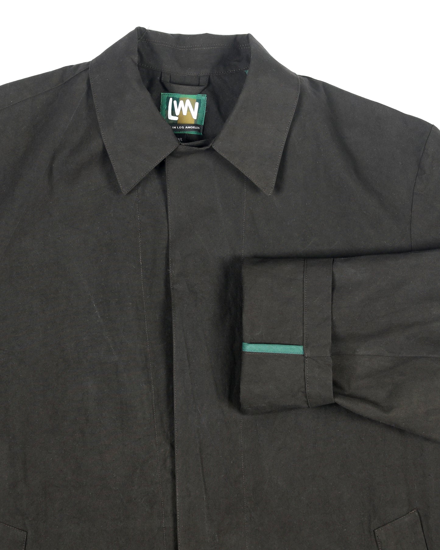 Tyfa Coat - Soft Black - Coated Cotton