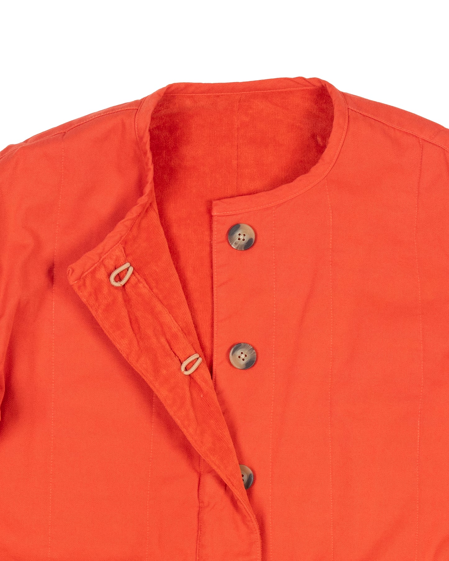 Tula Jacket - Old Red - Cotton Velvet Terry