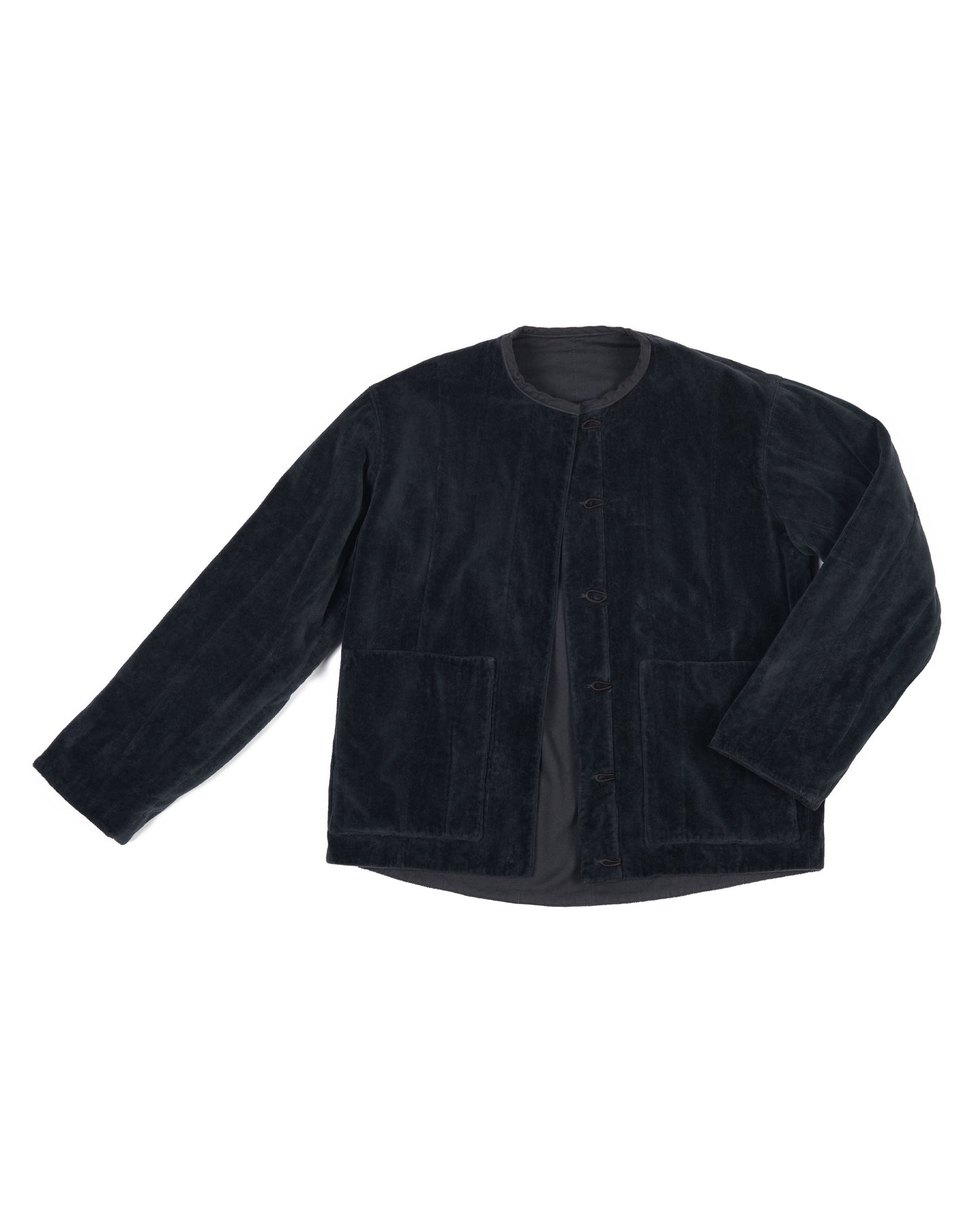 Tula Jacket - Carbon - Cotton Velvet Terry