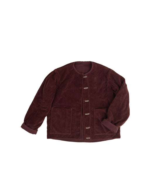 Tula Jacket - Mulberry - Cotton Velvet Terry