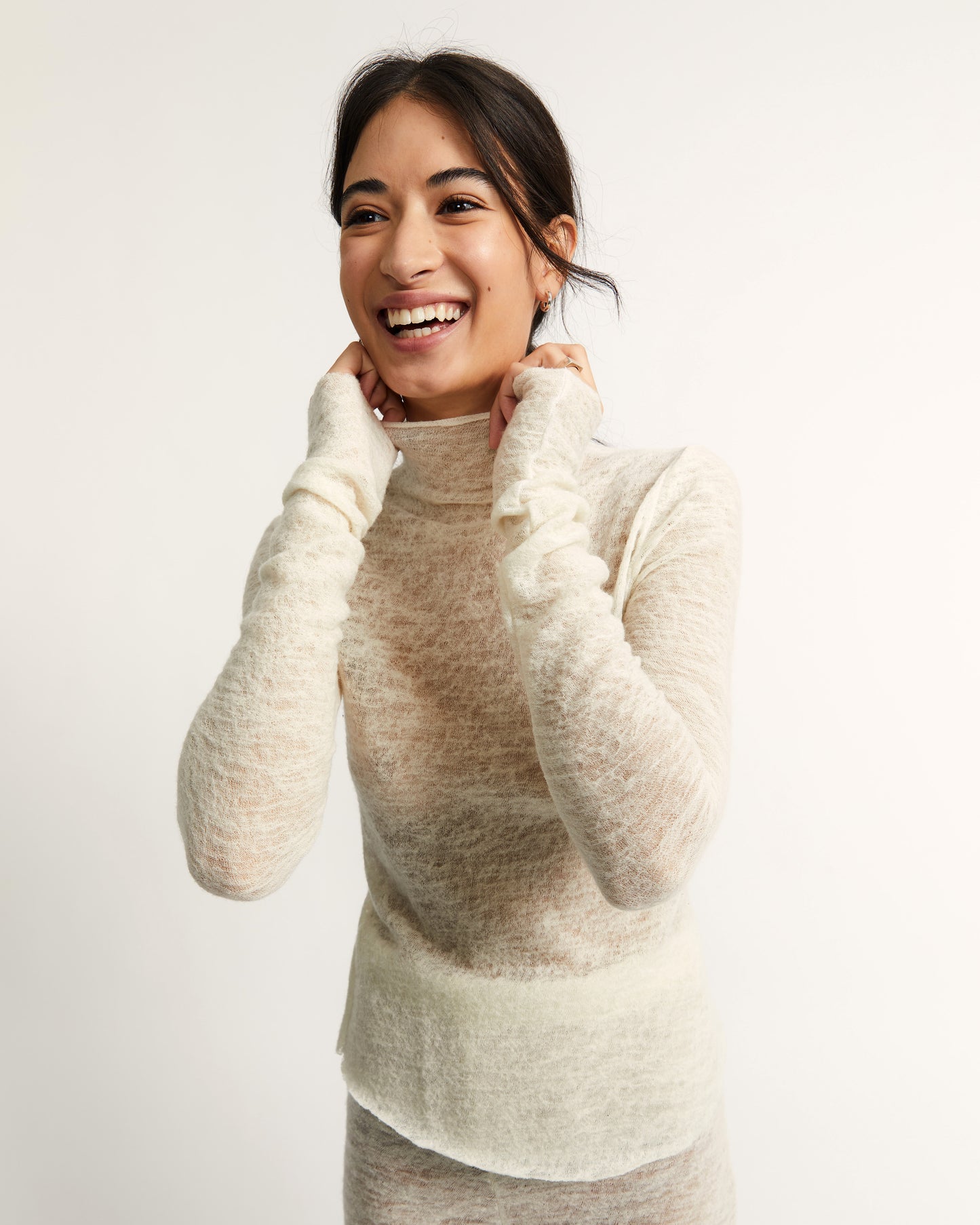 Willow Top - Ecru - Cloud Wool Jersey