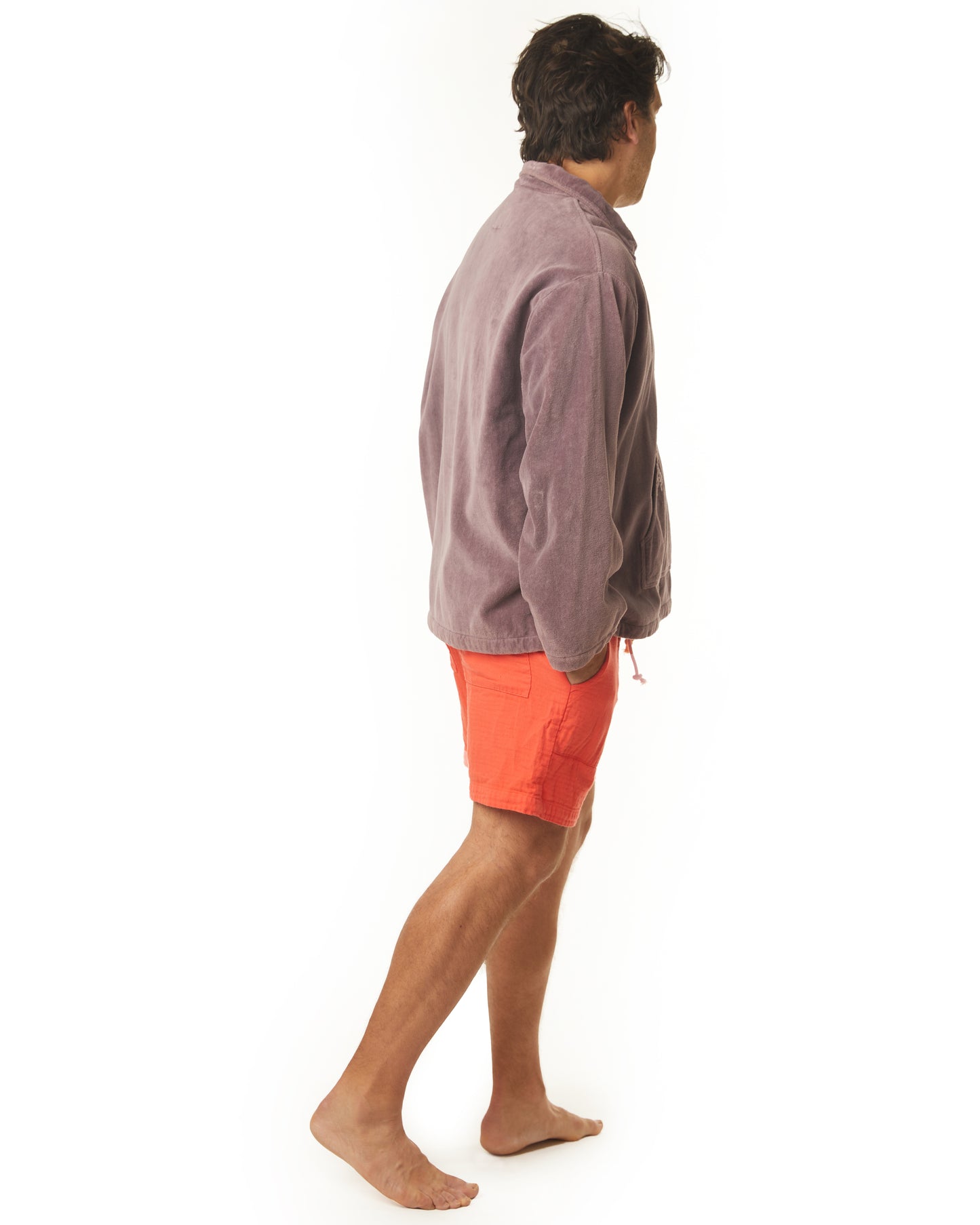 Cosmos Short - Flame Red - Double Gauze