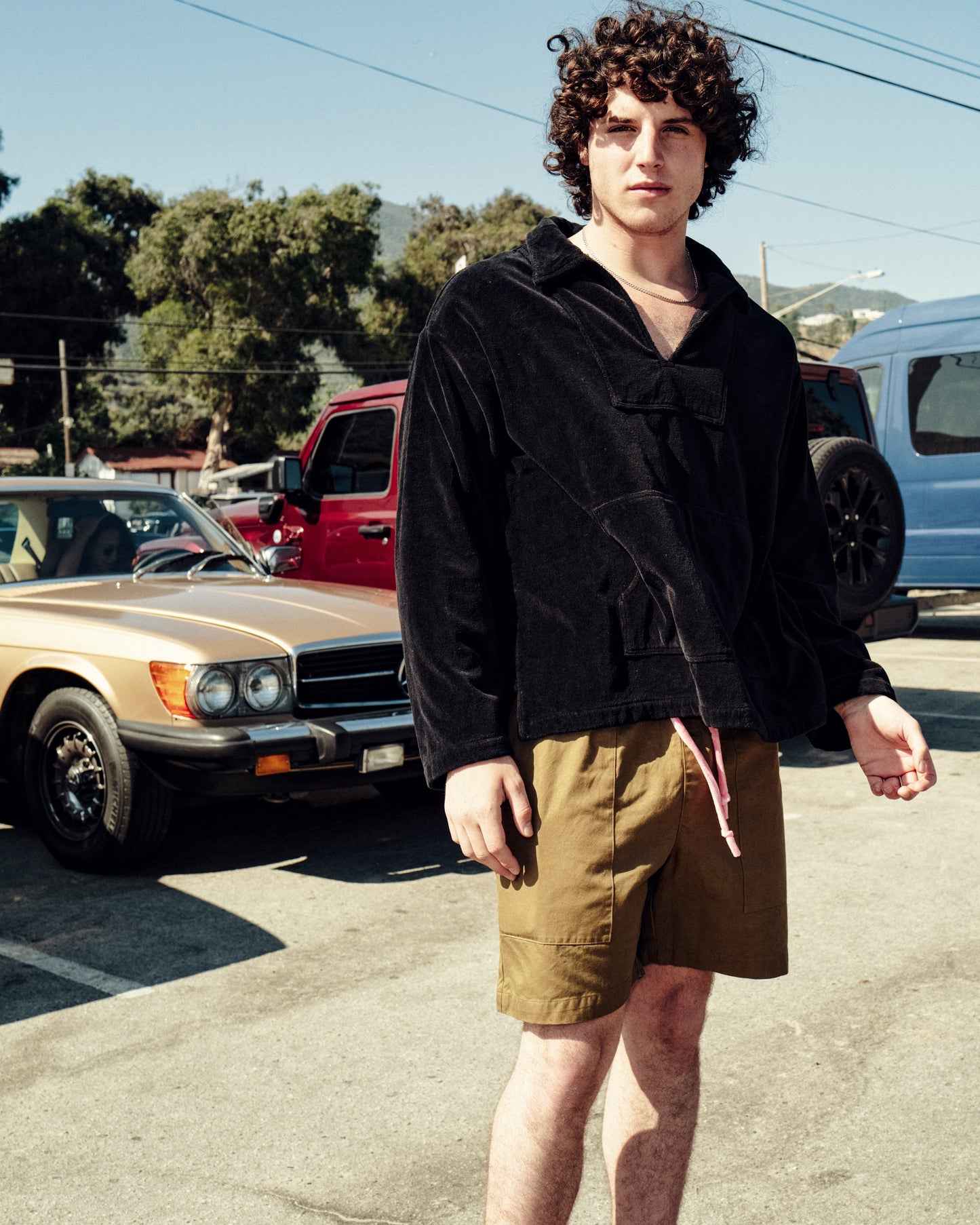 Cosmos Short - Olive - Washed Twill