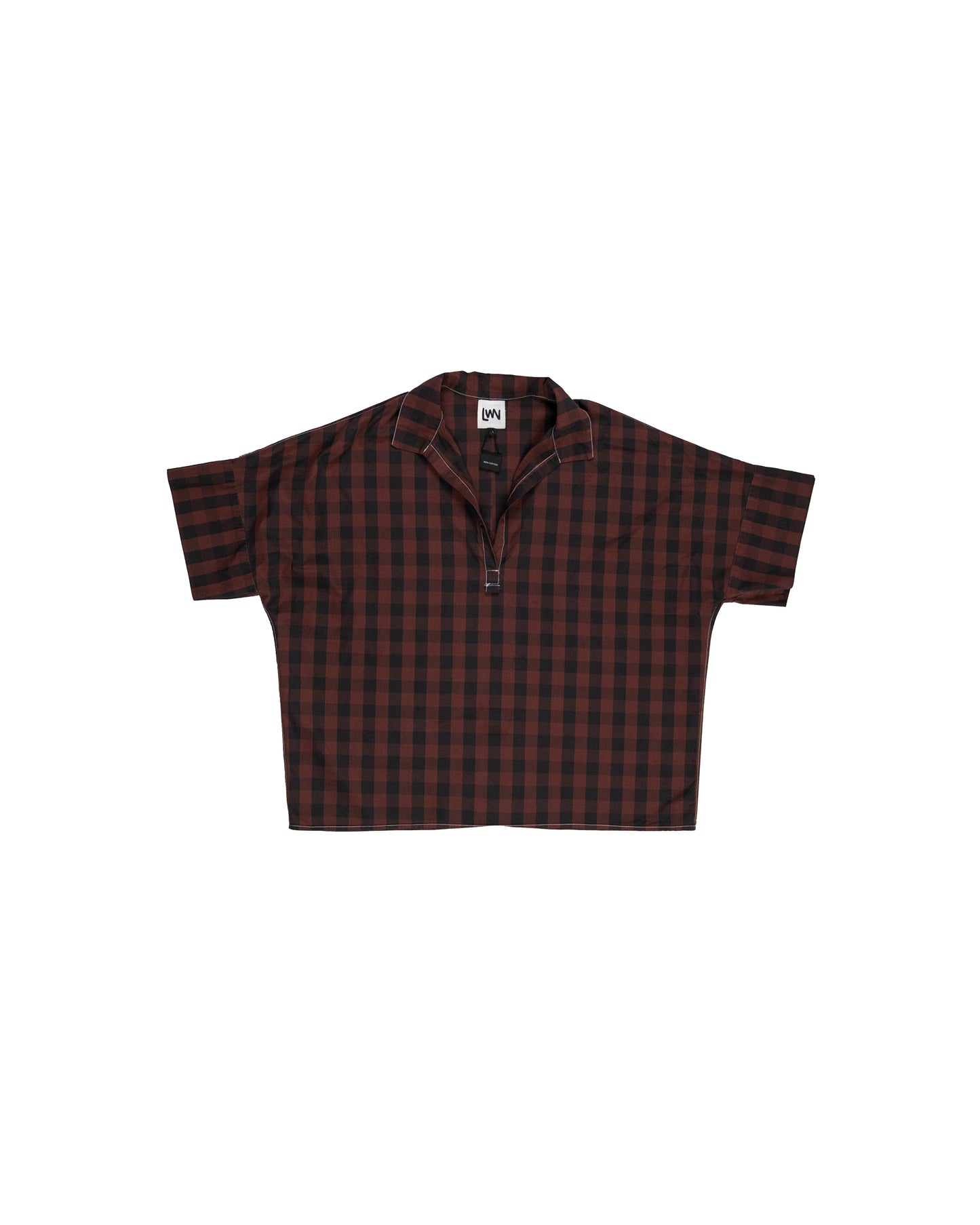 Mugho Top - Reynolds Brown - Gingham