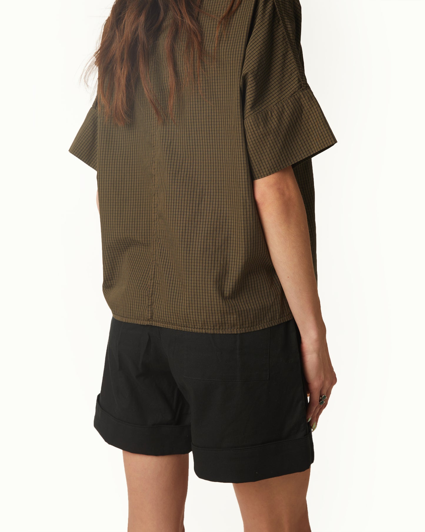Nou Shorts - Black - Cotton Broadcloth