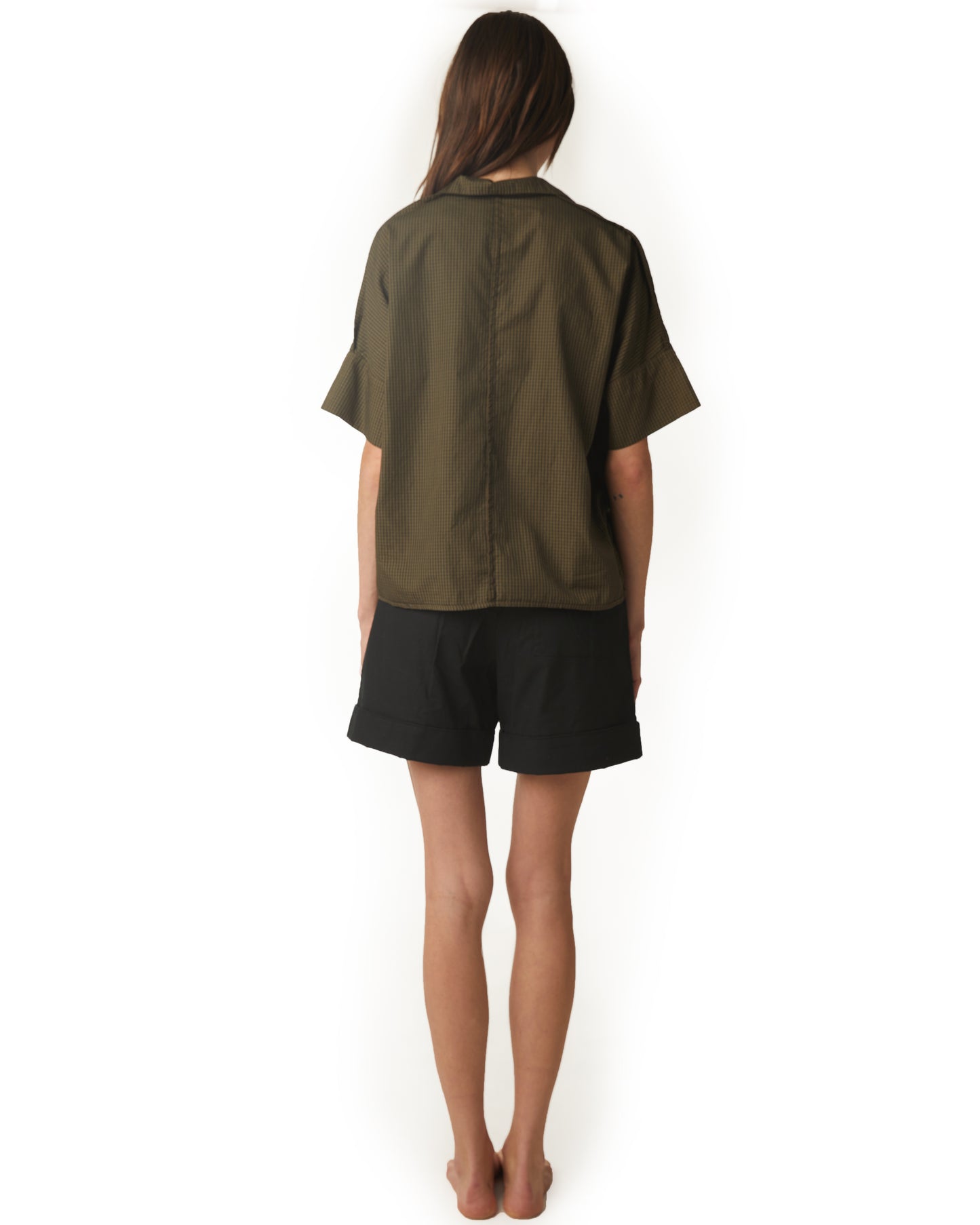 Nou Shorts - Black - Cotton Broadcloth