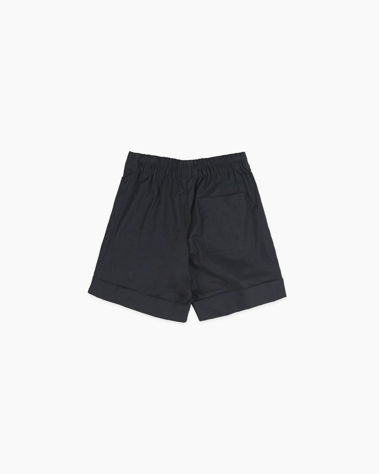 Nou Shorts - Black - Cotton Broadcloth