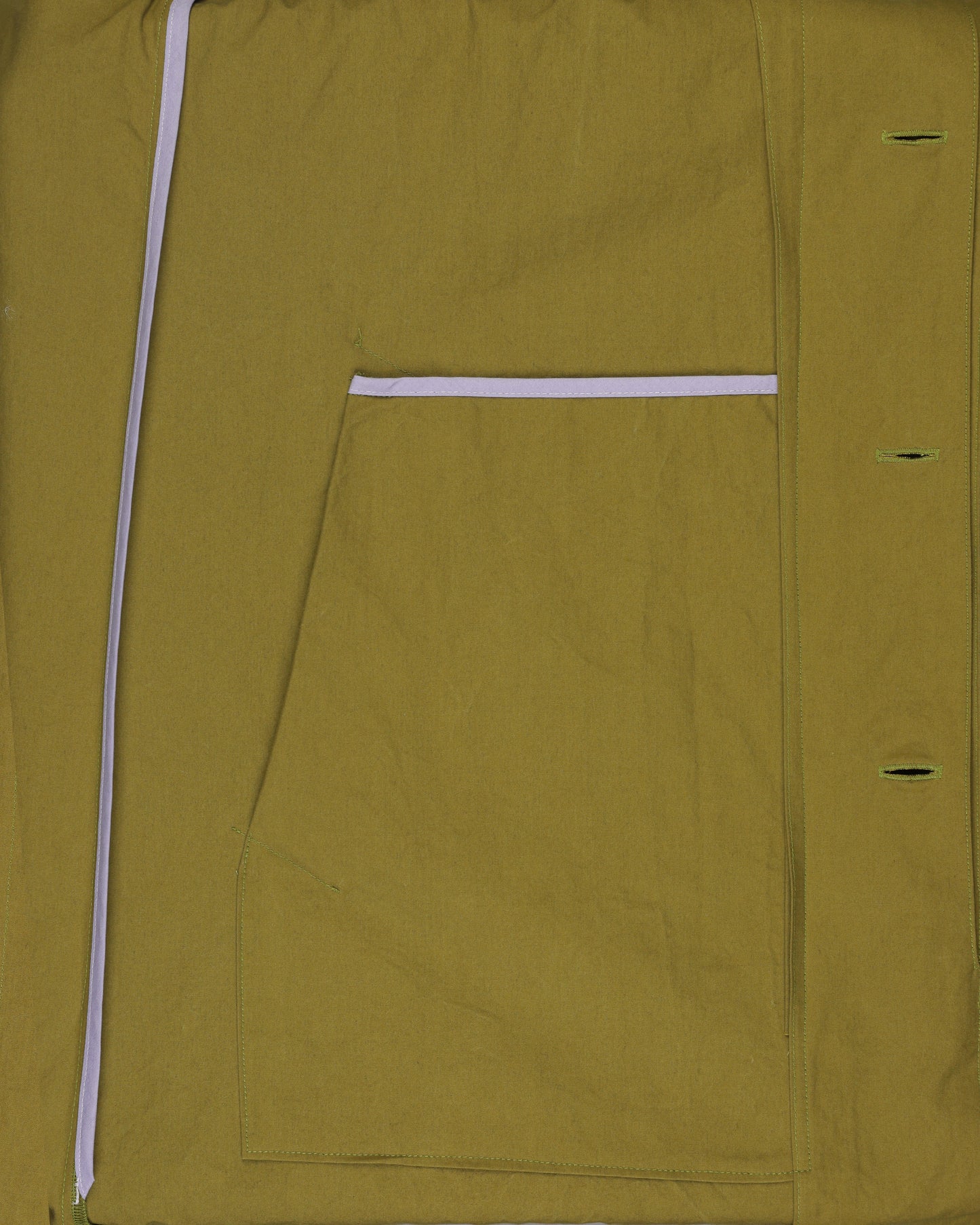 Tyfa Coat - Pea - Coated Cotton