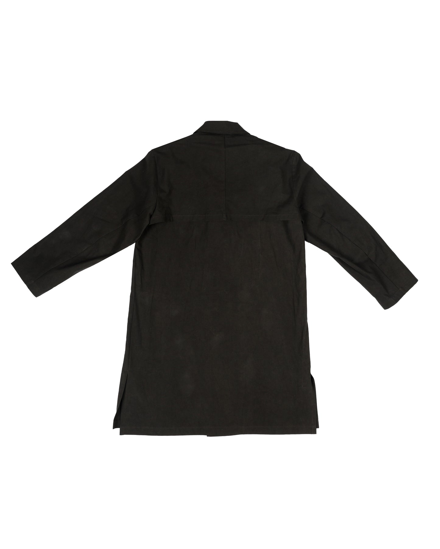 Tyfa Coat - Soft Black - Coated Cotton