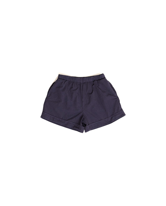 Hawthorn Short - Midnight - Pencil Stripe