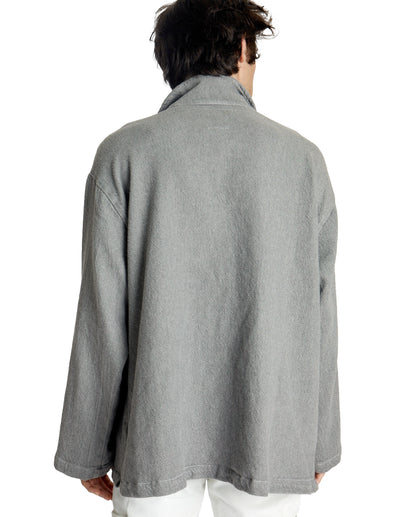 Agave Top - Heather Gray - Japanese Double Twill